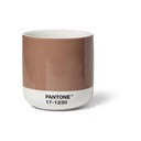Helepruun keraamiline kruus 175 ml Cortado Mocha Mousse 17-1230 - Pantone