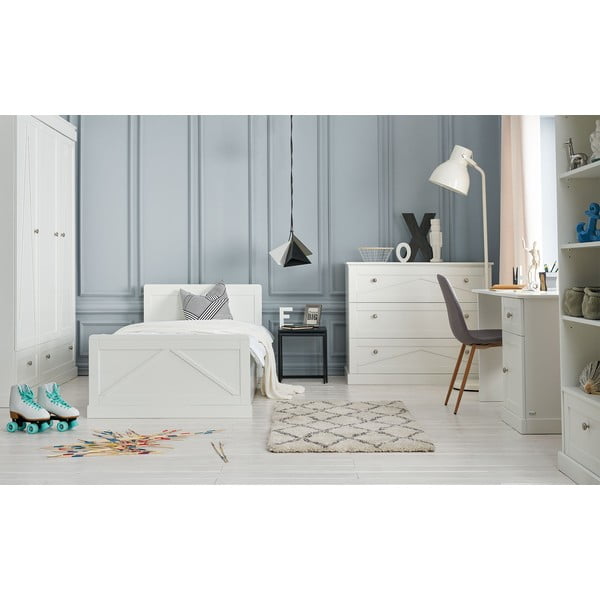 Valge lastevoodi 120x200 cm Marie - Pinio-image-3