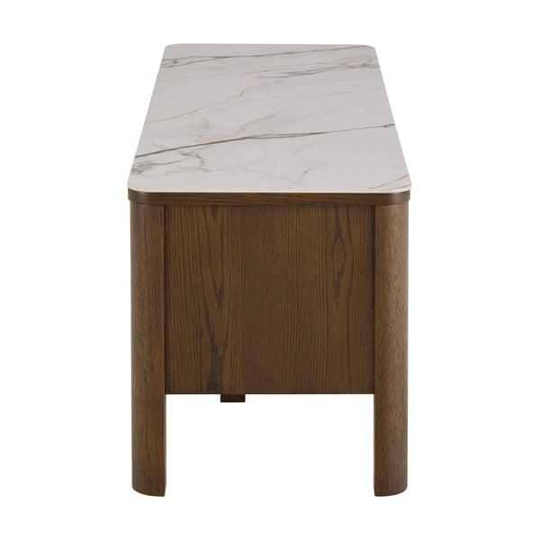 Pruun tammespoonist TV-alus 120x45x40 cm Southampton - Actona-image-4