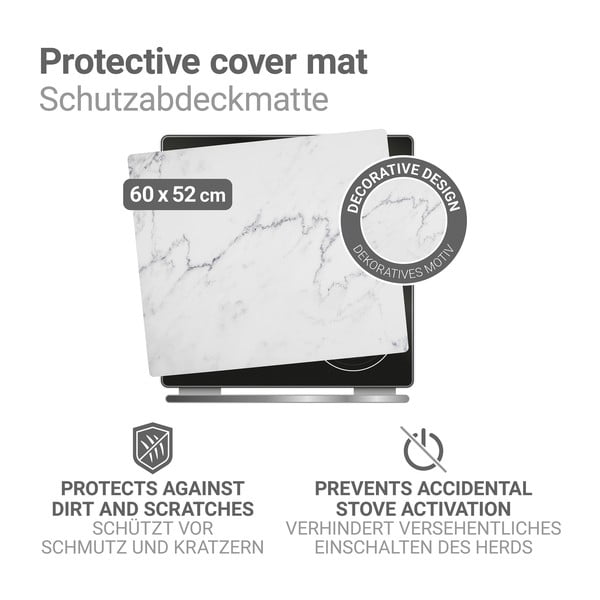 PVC pliidikate 60x52 cm Marble - Wenko-image-3