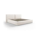 Beež polsterdatud kaheinimesevoodi koos panipaiga ja voodipõhjaga 180x200 cm Arendal - Cosmopolitan Design