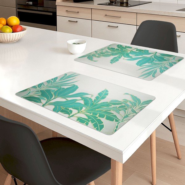 Plastmassist lauamatt 44x28,5 cm Vayana - douceur d'intérieur-image-1