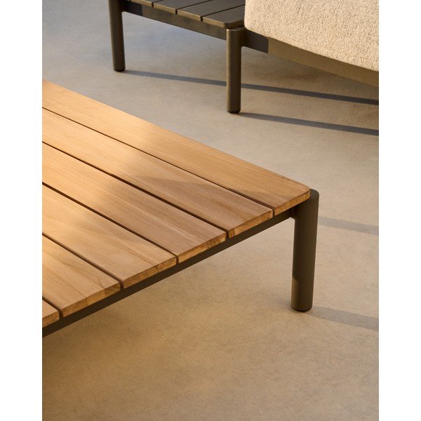 Tiikpuust aiakohvilaud 89x91 cm Sorells - Kave Home-image-3