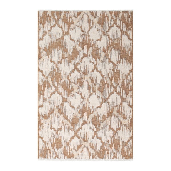 Oboustranný hnědo-béžový koberec Vitaus Hanna, 125 x 180 cm