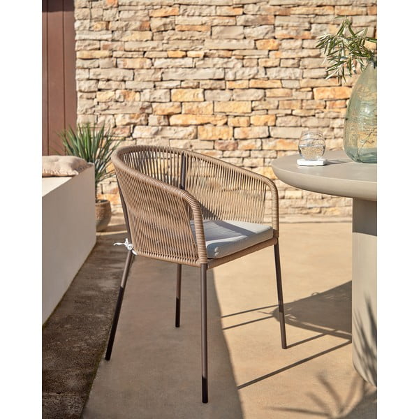 Beež aiatoolid 2-st komplektis Yanet - Kave Home-image-1