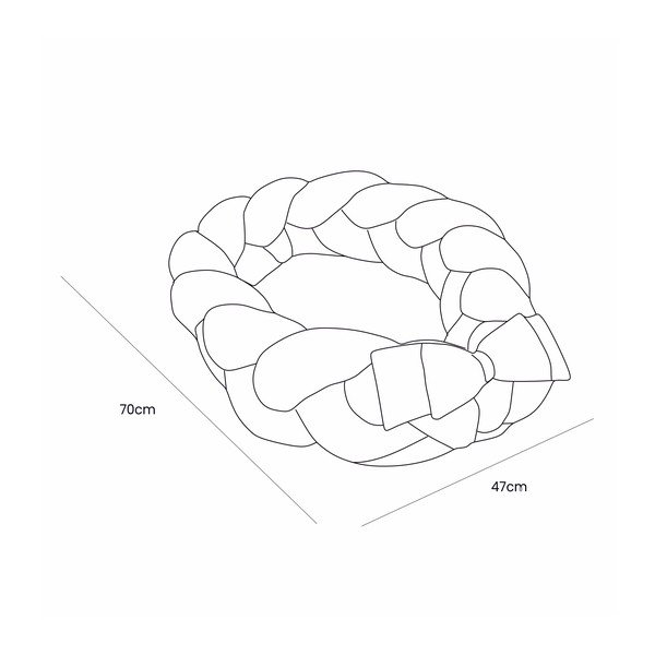 Beež beebipesa 47x70 cm - Meowbaby-image-4