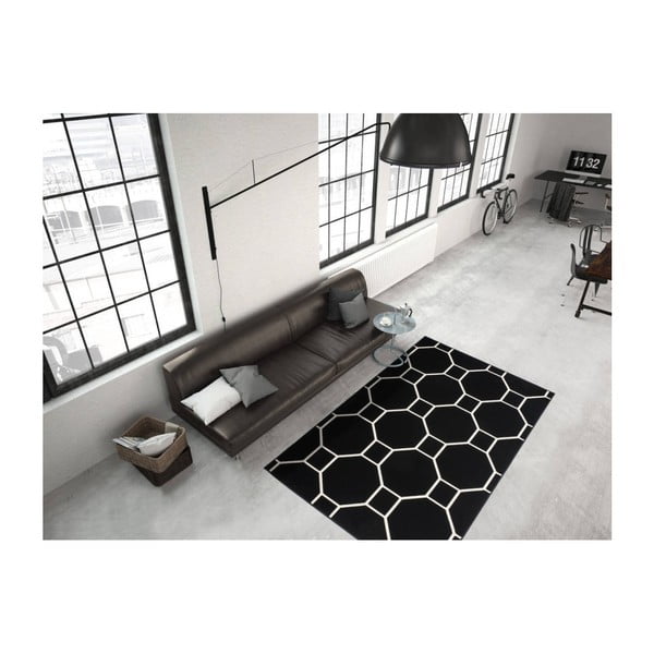 Černo-bílý koberec Kayoom Sentosa Elfe, 200 x 290 cm-image-3