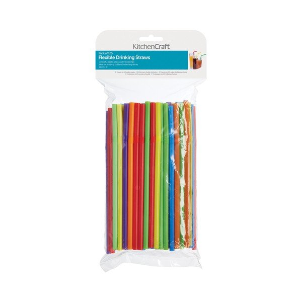 Balení barevných brček Kitchen Craft Bendy-image-1