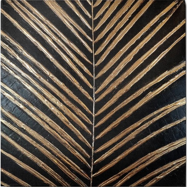 Käsitsi maalitud maal 70x70 cm Palm Leaf - Wallity