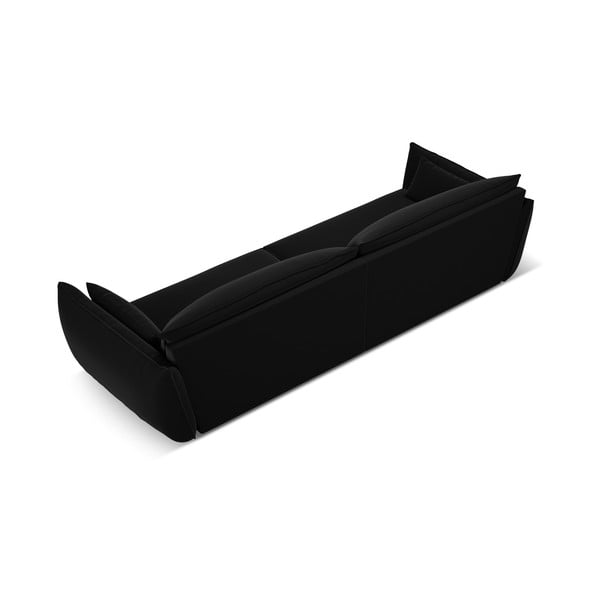 Must sametist diivan 248 cm Vanda - Mazzini Sofas-image-3