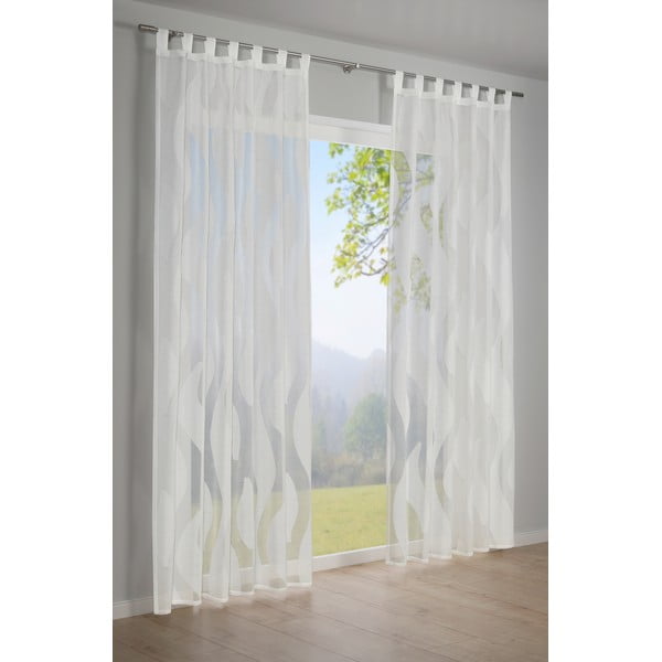 Valge kardin 245x140 cm Scherli - Gardinia-image-1