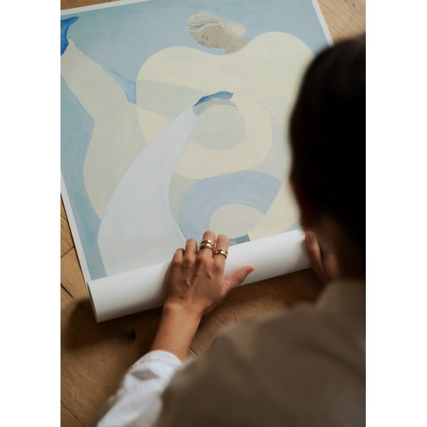 Plakat 70×100 cm Hold You - Blue – The Poster Club-image-2