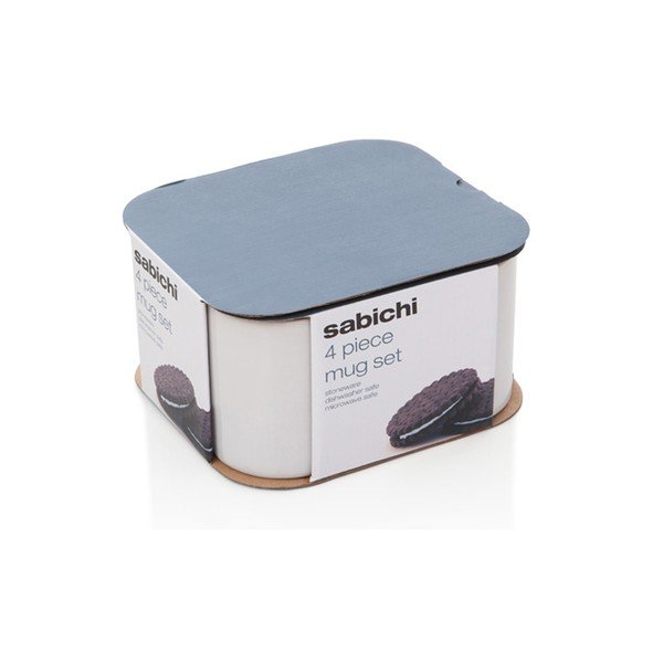 Komplekt 4 kivinõudest kruusi, 320 ml - Sabichi-image-1