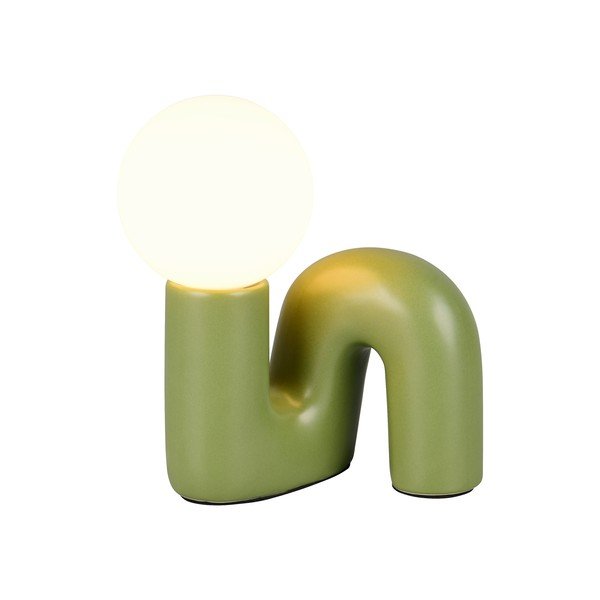 Roheline keraamiline lauavalgusti (kõrgus 21,5 cm) Quinn - Reality-image-3