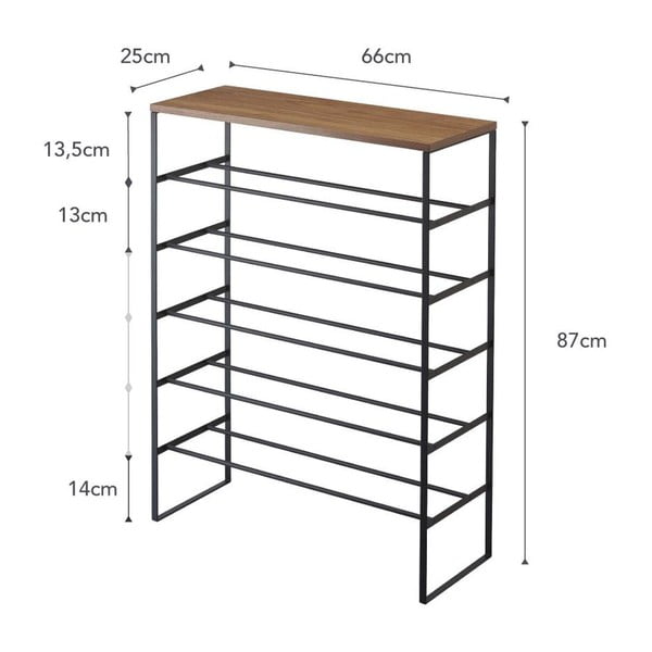 Must metallist jalatsiriiul Tower - YAMAZAKI-image-4