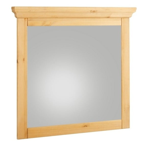 Zrcadlo s dřevěným rámem Støraa Crayton, 70 x 70 cm