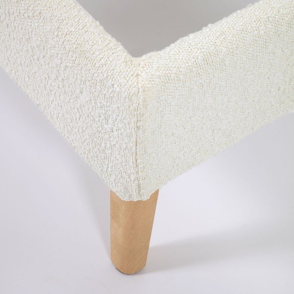 Kreem polsterdatud kaheinimesevoodi 160x200 cm Lydia - Kave Home-image-4