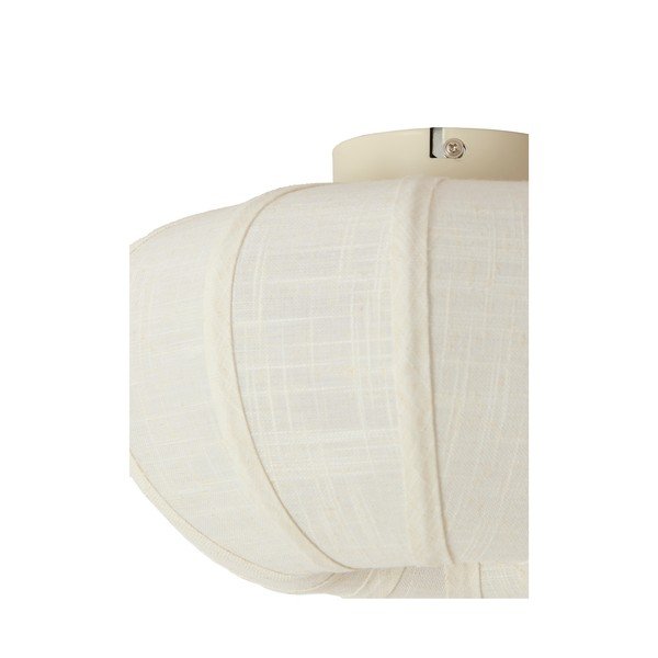 Kreemikas laelamp tekstiilvarjuga ø 30 cm Zosia - Light & Living-image-2