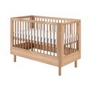 Tammepuidust reguleeritava kõrgusega võrevoodi 60x120 cm Forrest - Vipack