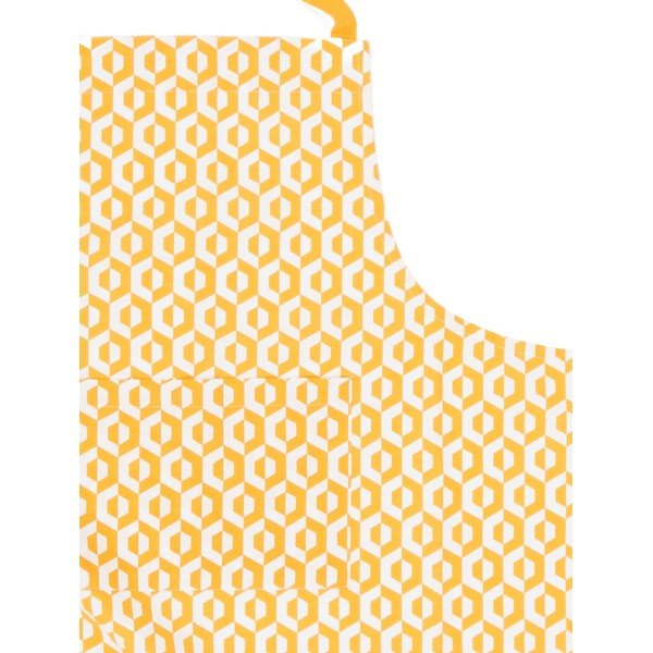 Kollane puuvillane esiliin Hexagon - Tiseco Home Studio-image-2