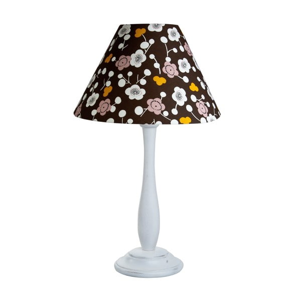 Stolní lampa Flowers Brown/White