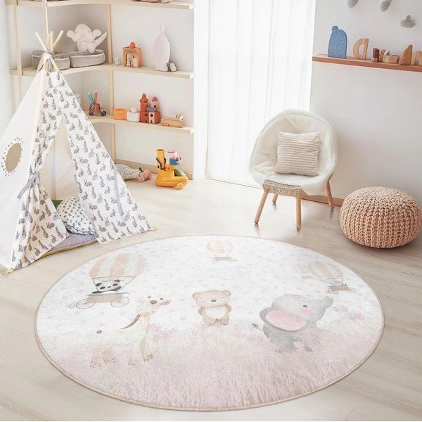 Pestav laste mänguvaip ø150 cm Dainty Animals - Mila Home-image-2