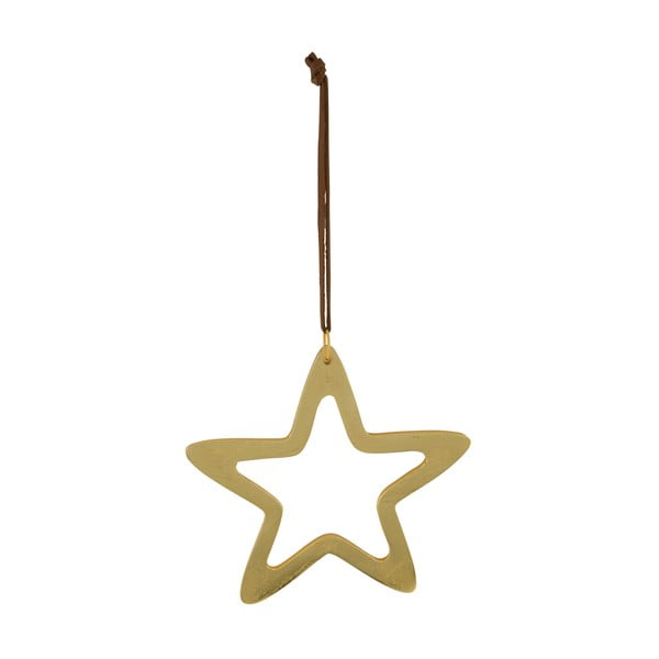 Riputatav jõulukaunistus kuldse värviga Star - Ego Dekor