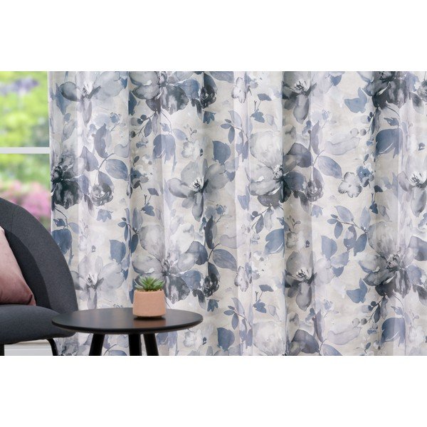 Valge-hall kardin 140x260 cm Nirvana - Mendola Fabrics-image-2