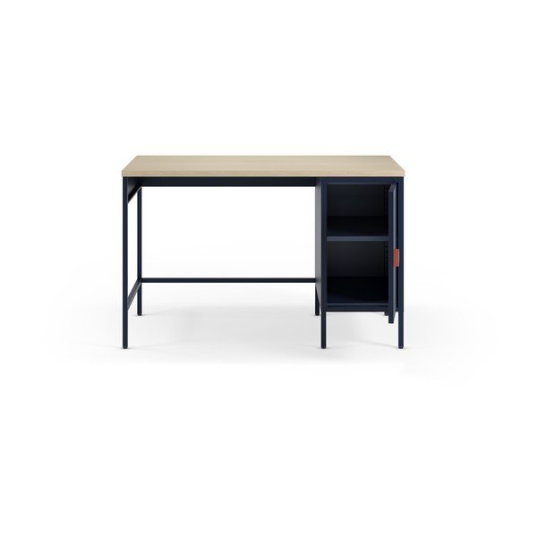 Töölaud tammepuust pealispinnaga 60x120 cm Sayla - Marckeric-image-3
