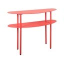 Punane metallist konsoollaud 28x90 cm Cool Retro - Leitmotiv
