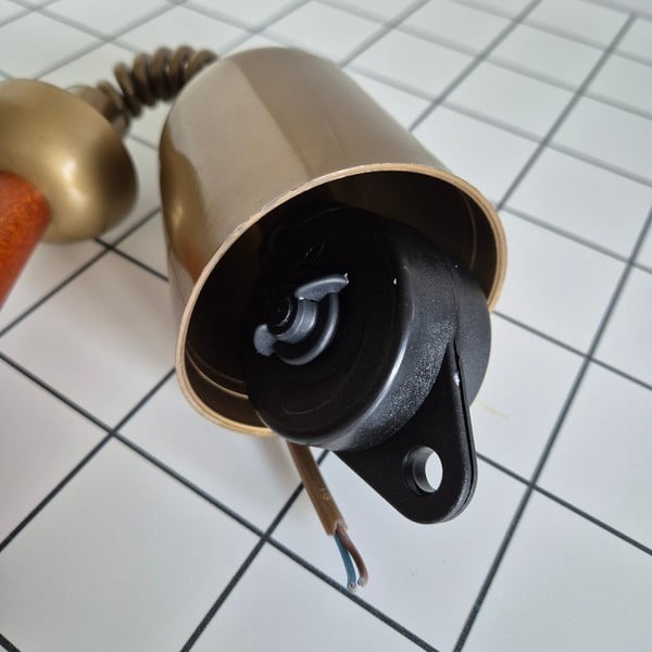 Pruun-kuldne rippvalgusti klaasist varjuga ø 30 cm Ciara - LAMKUR-image-4