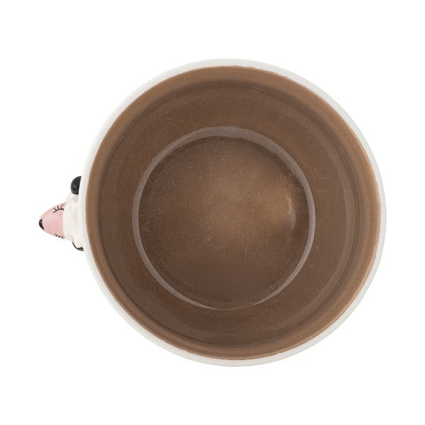 Valge/pruun kivikeraamikast laste kauss ø 14 cm Dolly - Bloomingville Mini-image-4