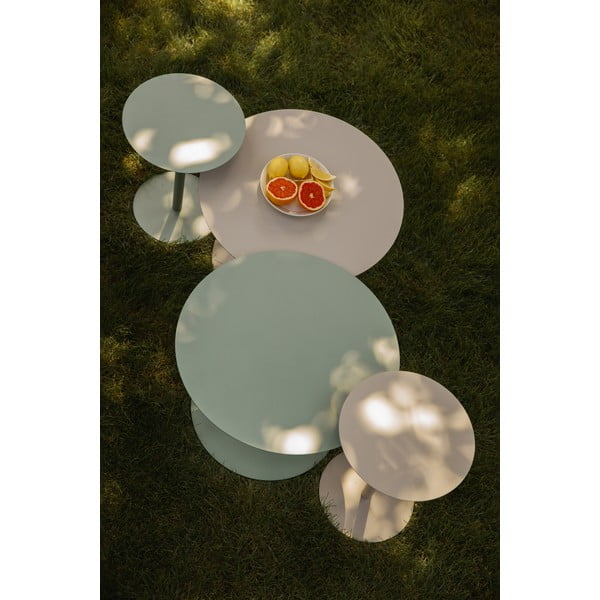 Terasest ümmargune abilaud ø 35 cm Snow - Zuiver-image-2