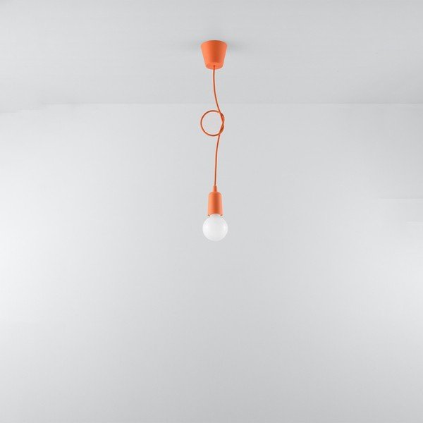 Oranž ripplamp ø 5 cm Rene - Sollux-image-1