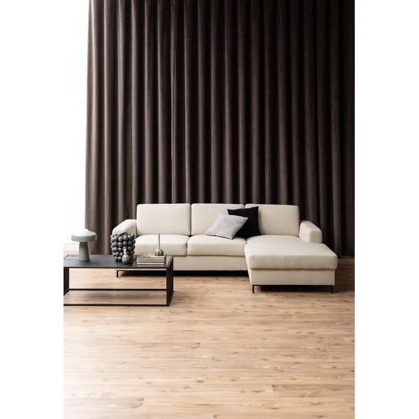 Must klaaspinnaga diivanilaud 60x120 cm Strington - Actona-image-1