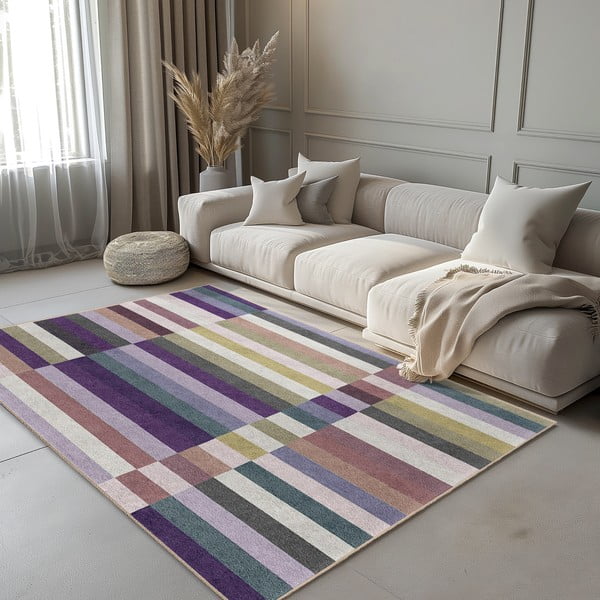 Lilla pestav vaip 60x100 cm Purple Rain - Mila Home-image-1
