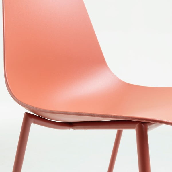 Tumeoranž söögitool Wassu - Kave Home-image-1