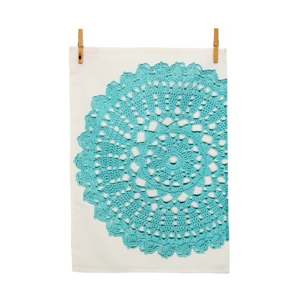 Sada dvou bavlněných utěrek Happy Friday Doily, 70 x 50 cm-image-1