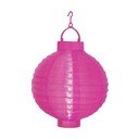 Roosa päikesepaneeliga LED-latern väljas, ø 20 cm - Star Trading