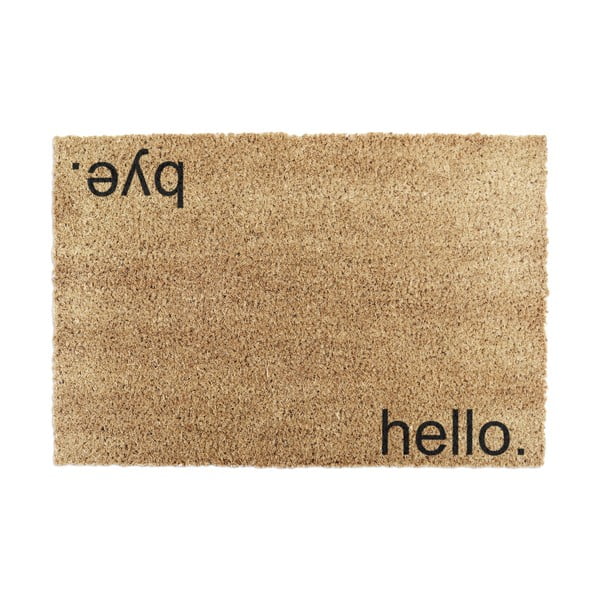 Kookoskiududest matt 40x60cm Hello, Bye - Artsy Doormats