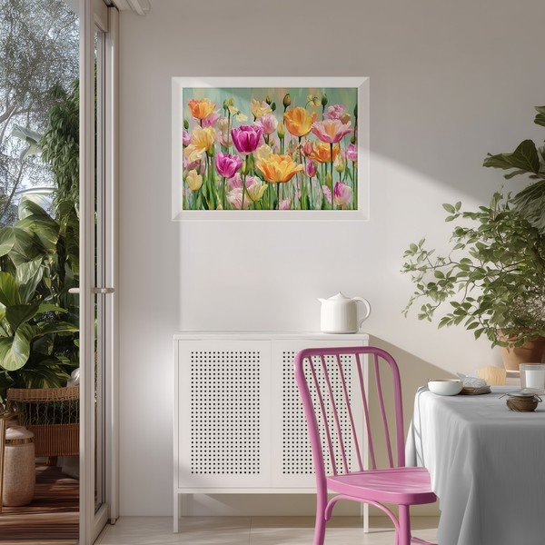 Trükitud pilt raamiga 75x56 cm Spring Tulip - Styler-image-1