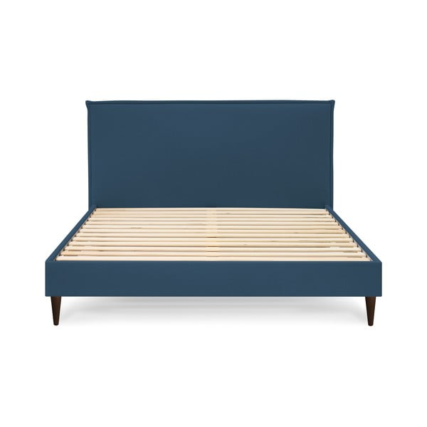 Sinine topitud kaheinimese voodi koos võrega 160x200 cm Sary - Bobochic Paris-image-3