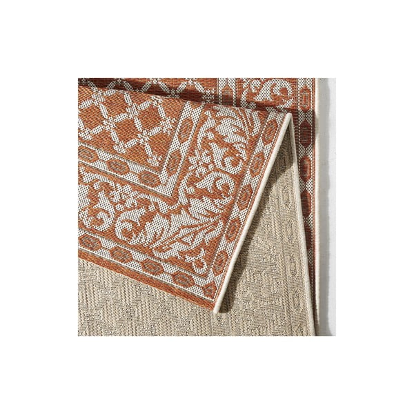 Oranžovo-krémový venkovní koberec NORTHRUGS Royal, 160 x 230 cm-image-3