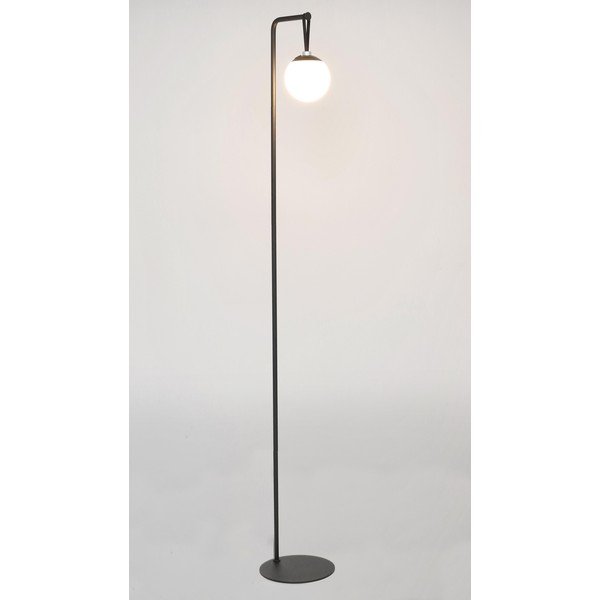 Must LED-põrandalamp hämardatava valgustugevusega ja plastvarjuga (kõrgus 140 cm) Balmony - Bizzotto-image-4