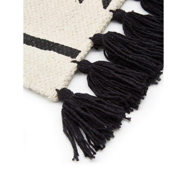 Beeži ja musta värvi käsitsi kootud puuvillane vaip, 70 x 140 cm. Rita - Westwing Collection-image-4