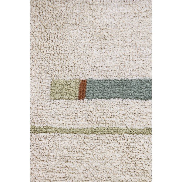 Sinine-kreem pestav käsitsi kootud puuvillane vaip 90x130 cm Lanes Vintage Blue - Lorena Canals-image-4