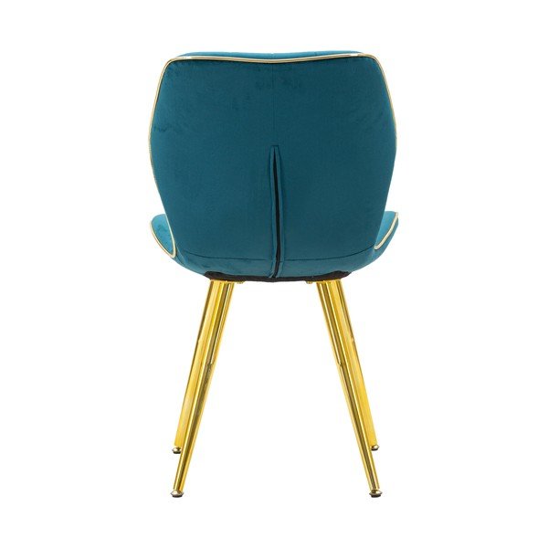 2 türkiissinise pehmendusega söögitooli komplekt Paris - Mauro Ferretti-image-4