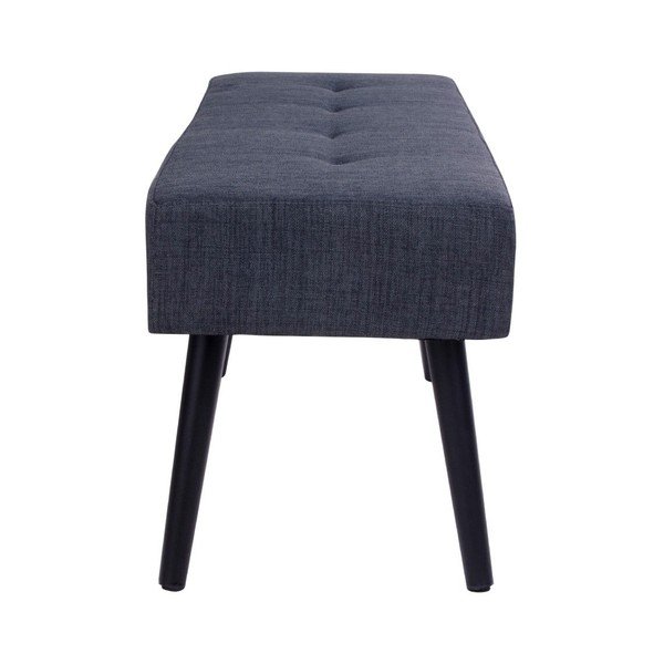 Tmavě šedá lavice House Nordic Skiby, 100 x 35 cm-image-2