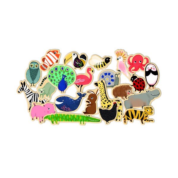 Laste magnetid Loomaaia loomad - Djeco-image-2