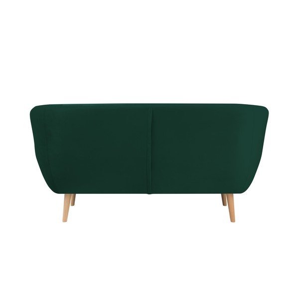 Zelená dvoumístná pohovka Mazzini Sofas Amelie-image-3